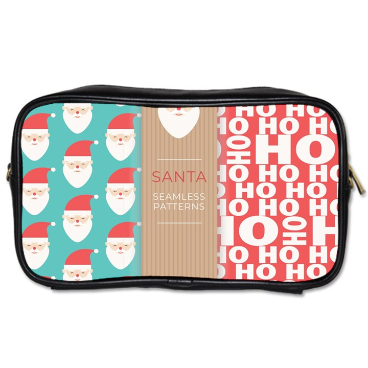  Christmas Claus Continuous Toiletries Bag (Two Sides)