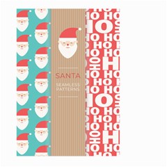  Christmas Claus Continuous Large Garden Flag (two Sides) by artworkshop