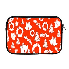 Orange Background Card Christmas  Apple MacBook Pro 17  Zipper Case