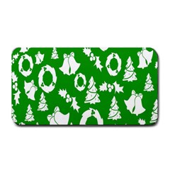 Green  Background Card Christmas  Medium Bar Mats by artworkshop