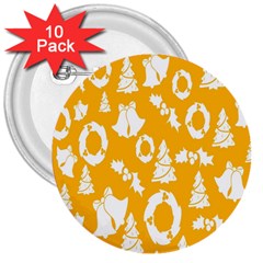 Card Christmas December 3  Buttons (10 Pack) 