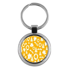 Card Christmas December Key Chain (round) by artworkshop