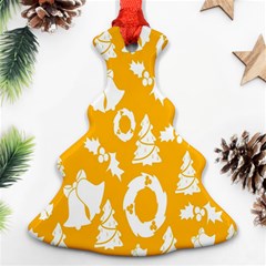 Card Christmas December Christmas Tree Ornament (two Sides) by artworkshop