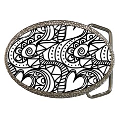 Seamless-pattern Love Karakter Belt Buckles by nateshop