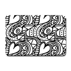 Seamless-pattern Love Karakter Small Doormat 