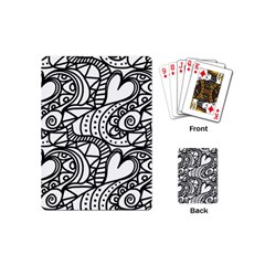 Seamless-pattern Love Karakter Playing Cards Single Design (mini) by nateshop