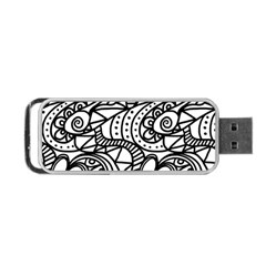 Seamless-pattern Love Karakter Portable Usb Flash (two Sides) by nateshop