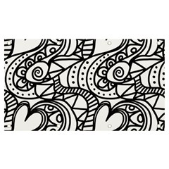 Seamless-pattern Love Karakter Banner And Sign 7  X 4 