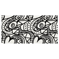 Seamless-pattern Love Karakter Banner And Sign 4  X 2 