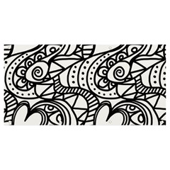 Seamless-pattern Love Karakter Banner And Sign 8  X 4 