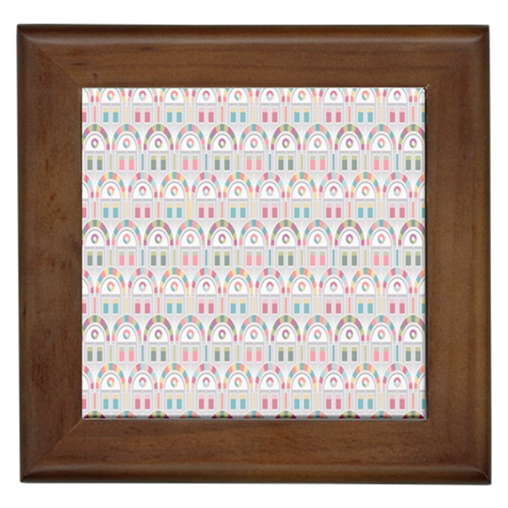 Seamless-pattern Framed Tile