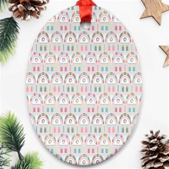 Seamless-pattern Oval Ornament (two Sides) by nateshop