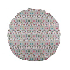 Seamless-pattern Standard 15  Premium Round Cushions by nateshop