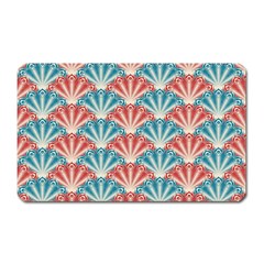 Seamless-patter-peacock Magnet (rectangular) by nateshop