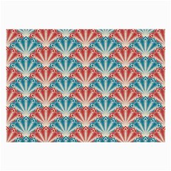 Seamless-patter-peacock Large Glasses Cloth by nateshop