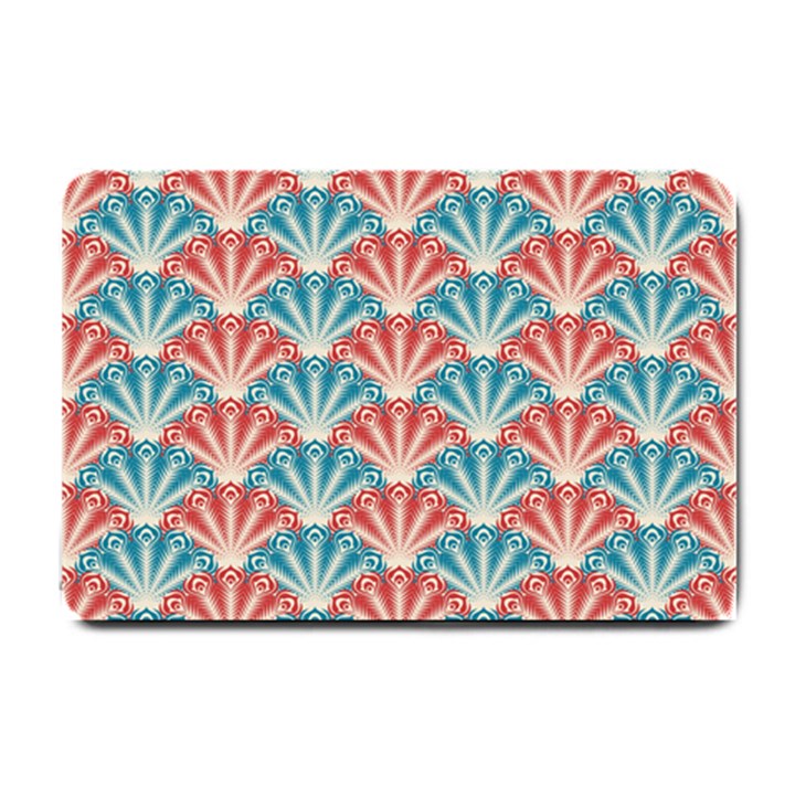 Seamless-patter-peacock Small Doormat 