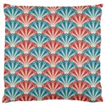 Seamless-patter-peacock Large Cushion Case (One Side) Front