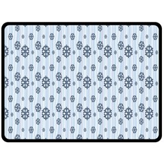 Snowflakes-seamless Fleece Blanket (large) 