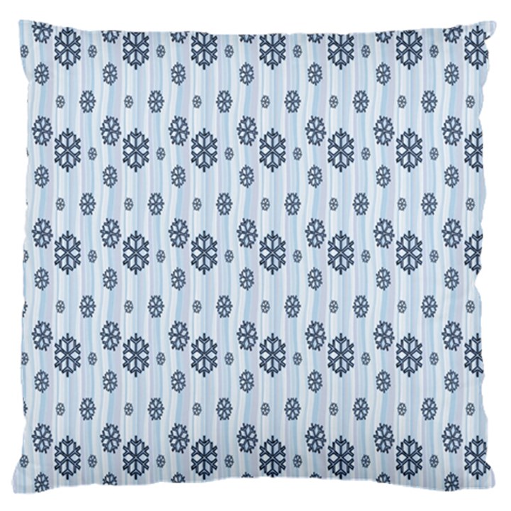 Snowflakes-seamless Large Cushion Case (Two Sides)