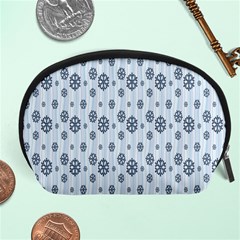 Snowflakes-seamless Accessory Pouch (large) by nateshop