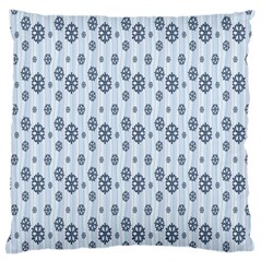 Snowflakes-seamless Large Flano Cushion Case (two Sides) by nateshop