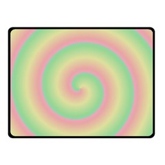 Spiral Double Sided Fleece Blanket (small)  by nateshop