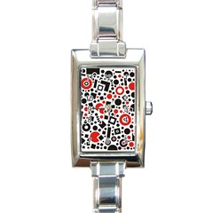 Square Rectangle Italian Charm Watch