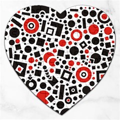 Square Jigsaw Puzzle (heart) by nateshop