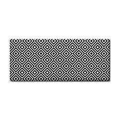 Square-black Hand Towel by nateshop