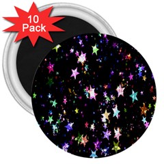 Stars Galaxi 3  Magnets (10 Pack)  by nateshop