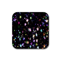 Stars Galaxi Rubber Coaster (square) by nateshop