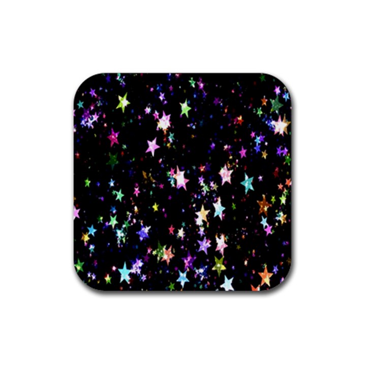 Stars Galaxi Rubber Coaster (Square)