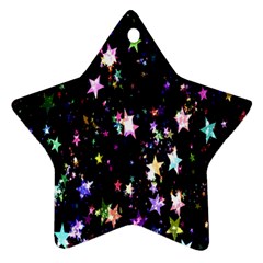 Stars Galaxi Star Ornament (two Sides) by nateshop