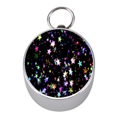 Stars Galaxi Mini Silver Compasses by nateshop