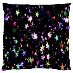 Stars Galaxi Large Flano Cushion Case (two Sides) by nateshop