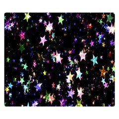 Stars Galaxi Double Sided Flano Blanket (small)  by nateshop