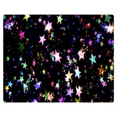 Stars Galaxi Double Sided Flano Blanket (medium)  by nateshop