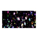 Stars Galaxi Satin Wrap 35  x 70  Front