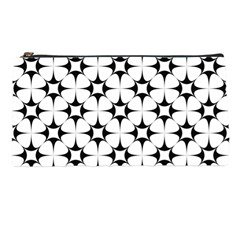 Star-white Triangle Pencil Case by nateshop