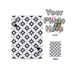 Star-white Triangle Playing Cards 54 Designs (Mini) Front - Spade2