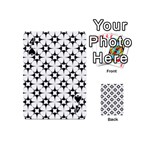 Star-white Triangle Playing Cards 54 Designs (Mini) Front - Spade4