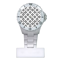 Star-white Triangle Plastic Nurses Watch by nateshop