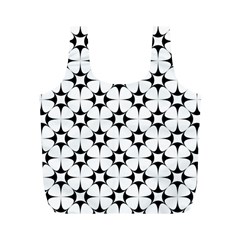 Star-white Triangle Full Print Recycle Bag (m) by nateshop