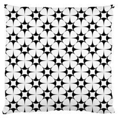 Star-white Triangle Large Flano Cushion Case (two Sides) by nateshop