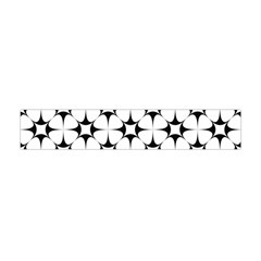 Star-white Triangle Flano Scarf (mini) by nateshop