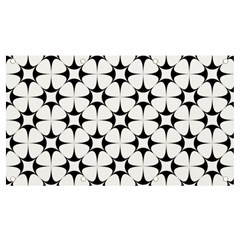 Star-white Triangle Banner And Sign 7  X 4 