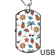 Summer Dog Tag Usb Flash (one Side) by nateshop