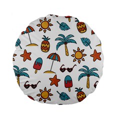 Summer Standard 15  Premium Round Cushions by nateshop