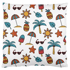 Summer Standard Flano Cushion Case (one Side) by nateshop