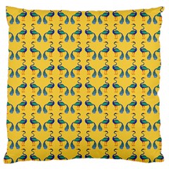 Textile-peacock Standard Flano Cushion Case (two Sides) by nateshop